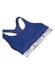 adidas Blue Techfit Bra - Image 9 of 9
