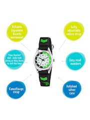 Peers Hardy Boys Tikkers Fabric Rip Strap Camo Time Teacher Black Watch - Image 6 of 8