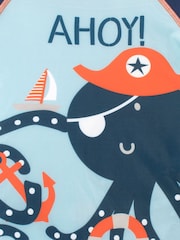 Harry Bear Blue Nautical Print Top And Short Set - Image 3 of 4
