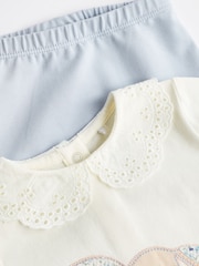 Blue Bunny Baby Top And Leggings Set - Image 4 of 8