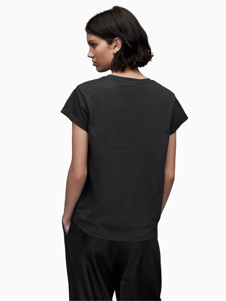 AllSaints Black Trinity Anna T-Shirt - Image 2 of 5