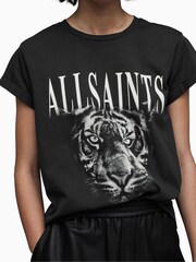 AllSaints Black Trinity Anna T-Shirt - Image 4 of 5