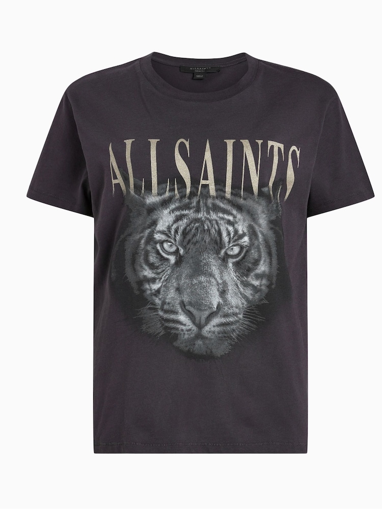 AllSaints Black Trinity Anna T-Shirt - Image 5 of 5