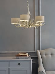 Laura Ashley Gold Mulroy Antler Chandelier 5 Light Ceiling Light - Image 2 of 6