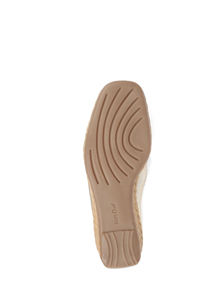 Pavers Gold Leather Espadrilles - Image 5 of 5