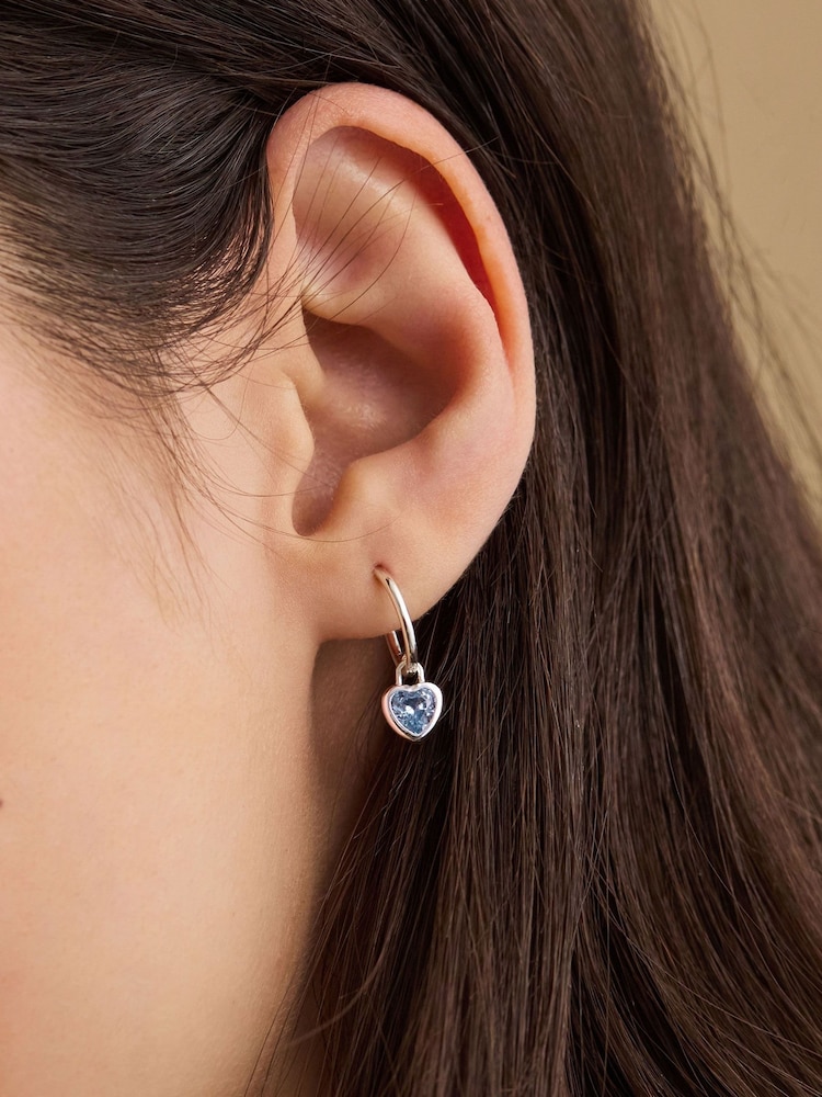 Estella Bartlett Silver Tone Cubic Zirconia Padlock Earrings - Image 3 of 3 Estella Bartlett Silver Tone Cubic Zirconia Padlock Earrings - Image 3 of 3