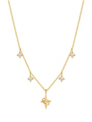 Estella Bartlett Gold Tone North Star Charm Necklace - Image 1 of 4