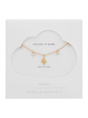 Estella Bartlett Gold Tone North Star Charm Necklace - Image 2 of 4