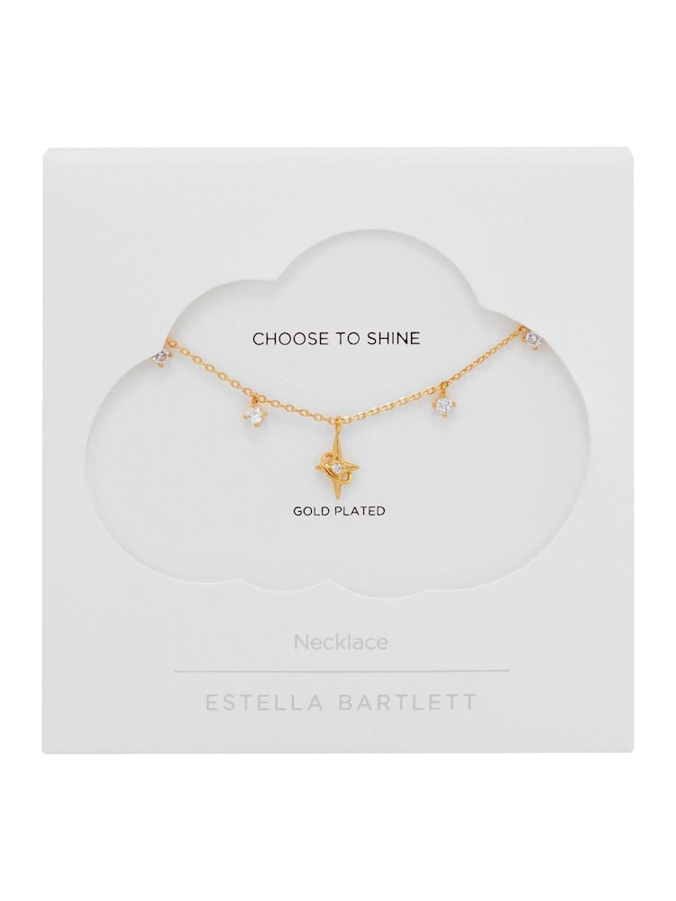 Estella Bartlett Gold Tone North Star Charm Necklace - Image 2 of 4 Estella Bartlett Gold Tone North Star Charm Necklace - Image 2 of 4
