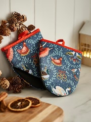 Ulster Weavers 12 Days of Christmas Microwave Mitts Pair - Image 1 of 4