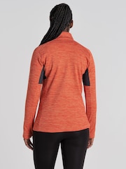 Craghoppers Orange Trina Half Zip Fleece Top - Image 2 of 8