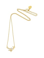 Estella Bartlett Moon and Stars Cluster Necklace - Imagen 4 de 4