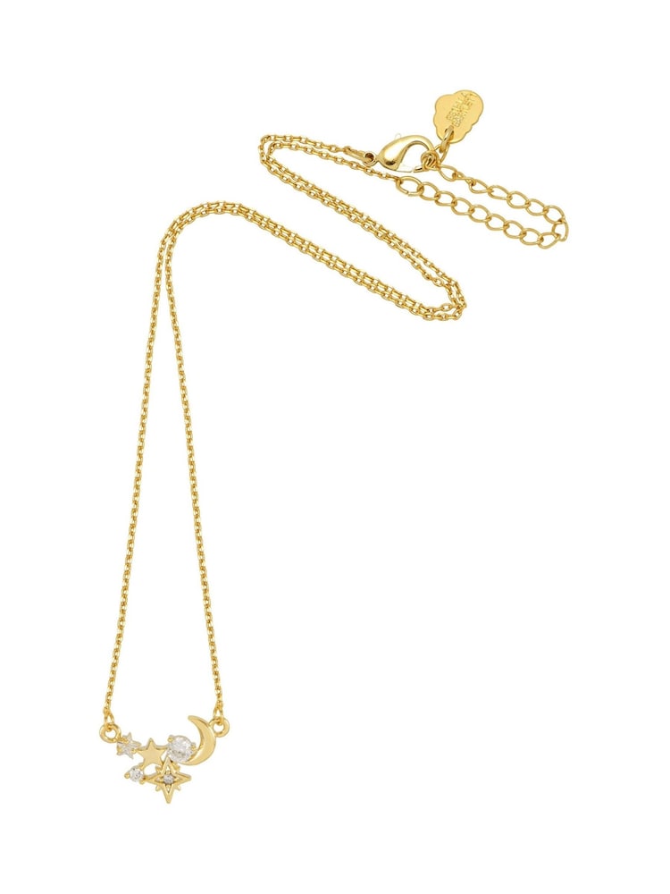 Estella Bartlett Moon and Stars Cluster Necklace - Imagen 4 de 4