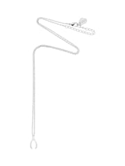 Estella Bartlett Silver Tone Wishbone Necklace - Image 2 of 3