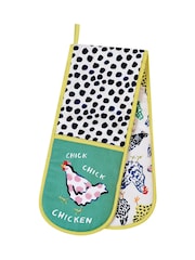 Ulster Weavers Chick Chicken Cotton Double Oven Double Gloves - Image 3 of 3