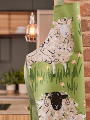Ulster Weavers Woolly Sheep Cotton Double Oven Double Gloves - Image 2 of 5