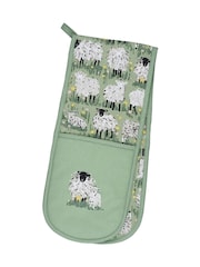 Ulster Weavers Woolly Sheep Cotton Double Oven Double Gloves - Image 5 of 5