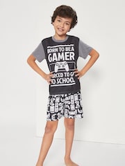 Harry Bear Grey Gaming Printed Pyjamas - Image 1 of 4