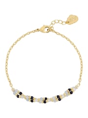 Pulsera de cuentas de piedras preciosas azules retorcidas de Estella Bartlett - Imagen 2 de 3