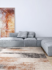 Asiatic Rugs Orange Kuza Lines Rug - Image 1 of 2
