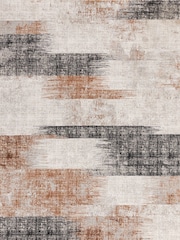 Asiatic Rugs Orange Kuza Lines Rug - Image 2 of 2