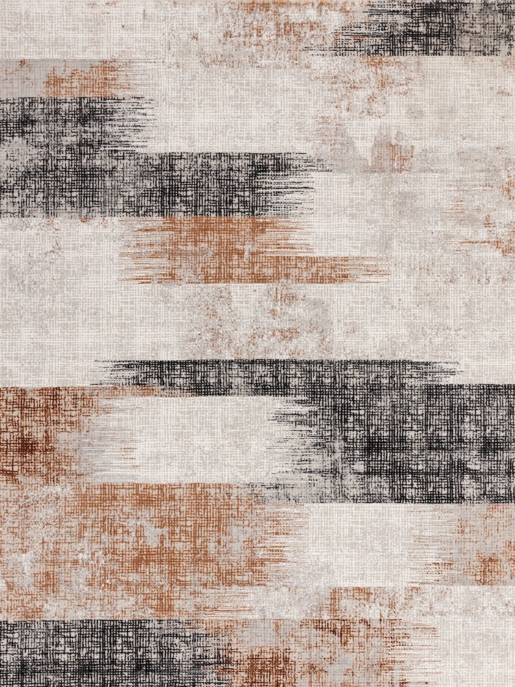Asiatic Rugs Orange Kuza Lines Rug - Image 2 of 2