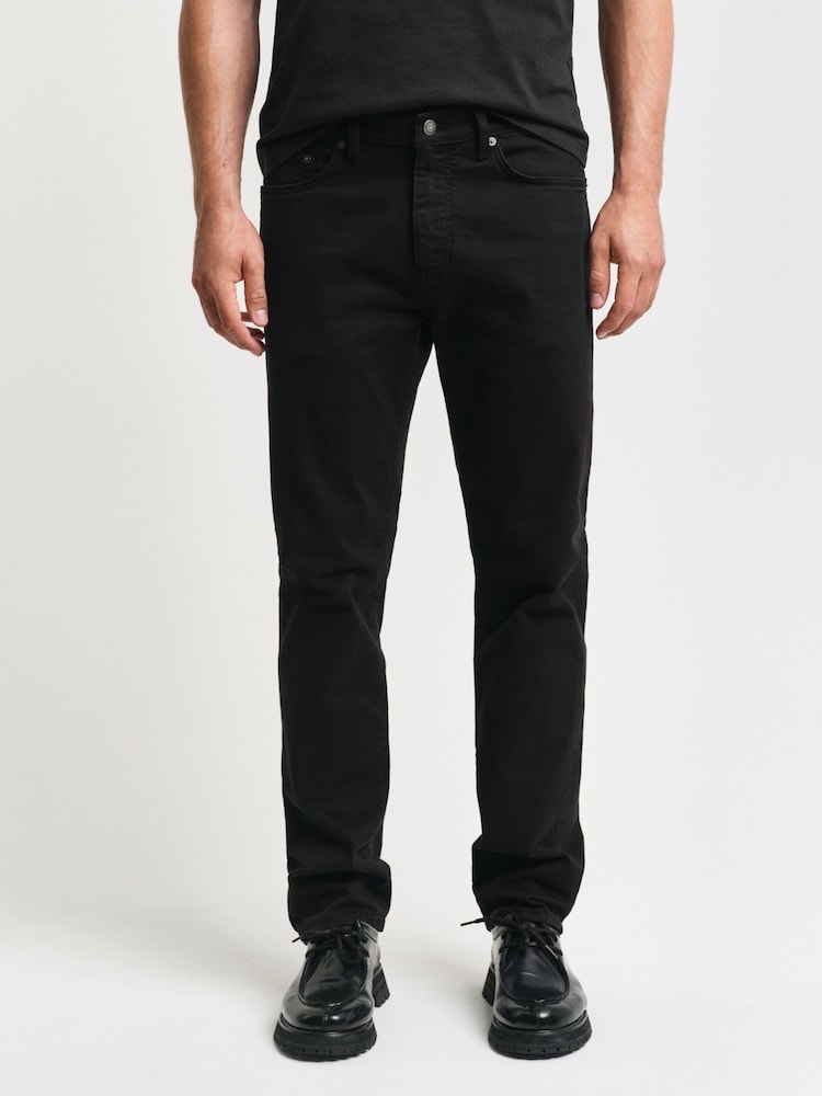 GANT Black Regular Fit Desert Jeans - Image 1 of 5