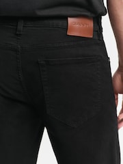 GANT Black Regular Fit Desert Jeans - Image 4 of 5