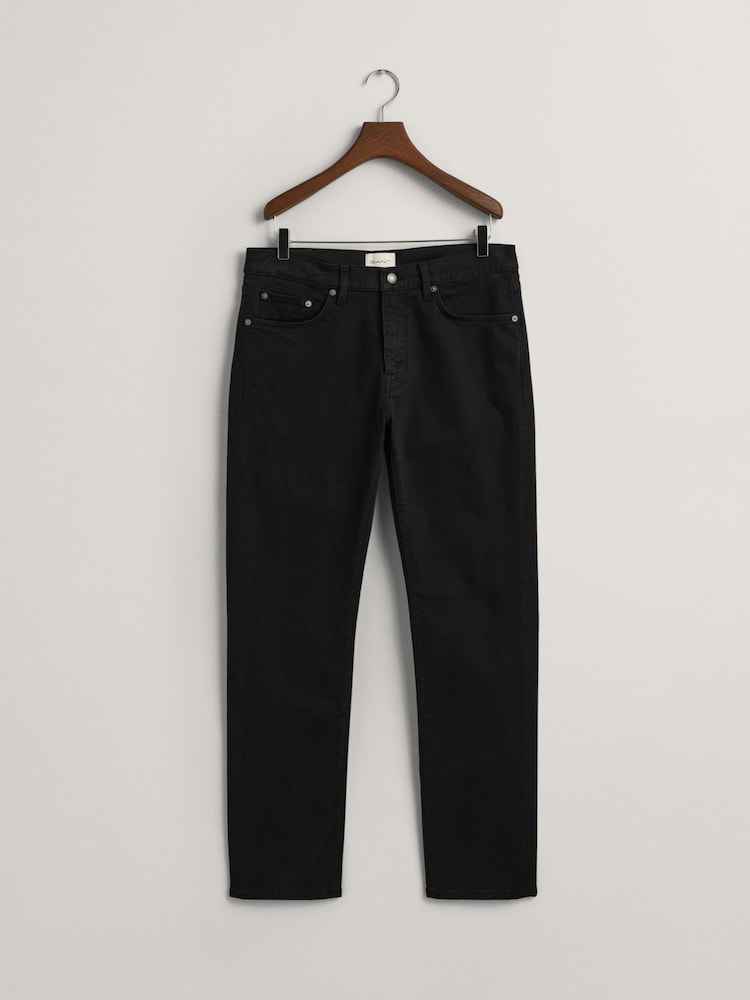 GANT Black Regular Fit Desert Jeans - Image 5 of 5