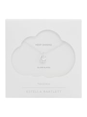 Estella Bartlett Silver Tone Interlinked Oval Pave Necklace - Image 2 of 4