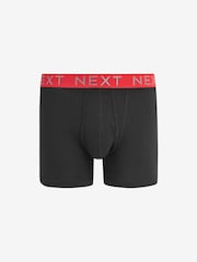 Black Bright Waistband A-Front Boxers 8 Pack - Image 2 of 13