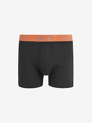 Black Bright Waistband A-Front Boxers 8 Pack - Image 3 of 13