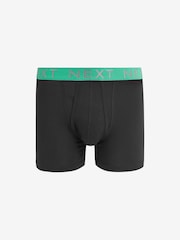 Black Bright Waistband A-Front Boxers 8 Pack - Image 5 of 13
