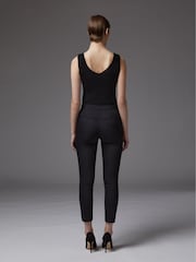 LK Bennett Black Viscose Athena Vest Top - Image 2 of 4