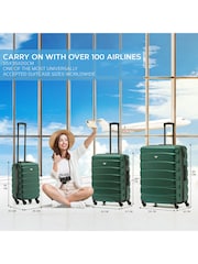 Set Of 2 Large Check-In & Small Carry-On Hardcase Travel Suitcase - Image 4 of 6
