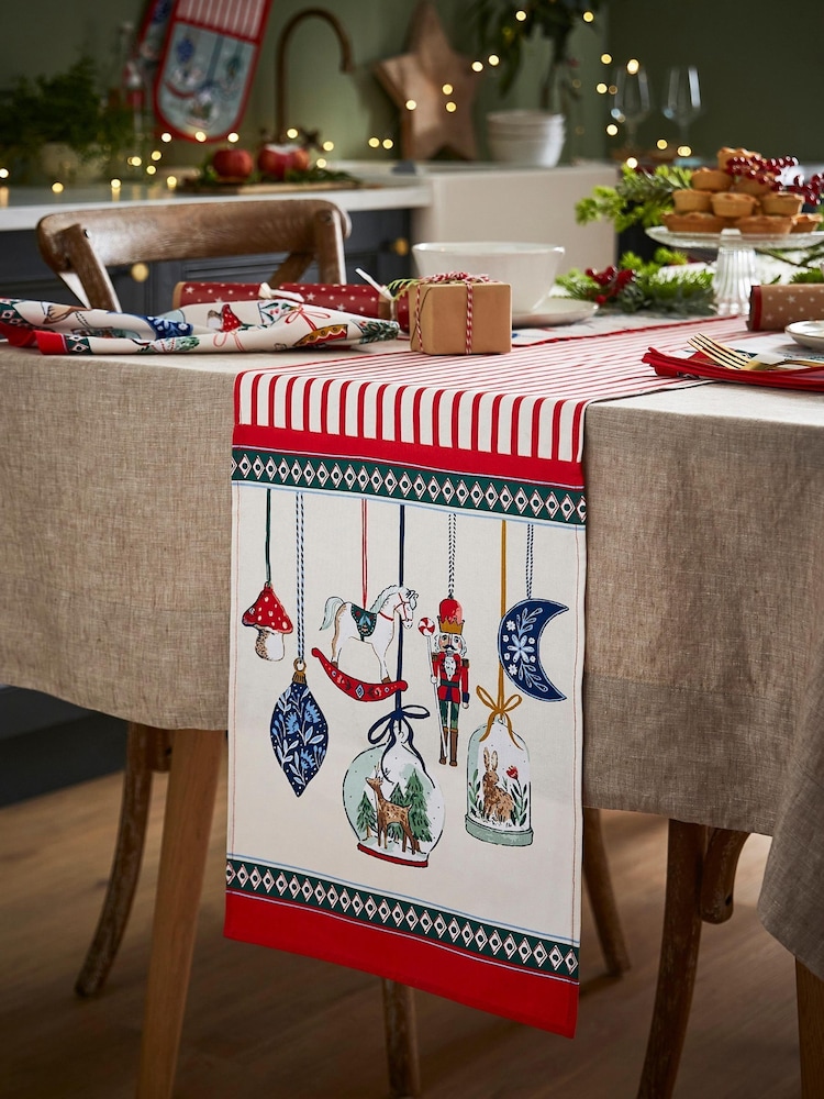 Ulster Weavers Christmas Ornaments Cotton Napkin - Image 2 of 4 Ulster Weavers Christmas Ornaments Cotton Napkin - Image 2 of 4