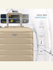 Flight Knight 45x36x20cm EasyJet Underseat 4 Wheel ABS Hard Case Cabin Carry On Hand Luggage - Image 4 of 7