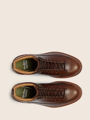 Oliver Sweeney Brown Pull-Up Calf Leather Boots - Image 5 of 6