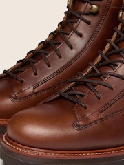 Oliver Sweeney Brown Pull-Up Calf Leather Boots - Image 6 of 6