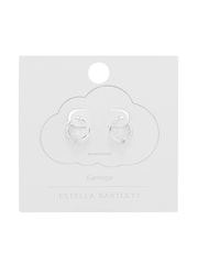 Estella Bartlett Silver Tone Silver Moon and Star Hoops - Image 3 of 3
