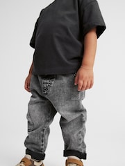 Grey Denim Utility Jeans (3mths-7yrs) - Image 1 of 7
