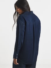 Simply Be Blue Ultimate Denim Shirt - Image 2 of 4