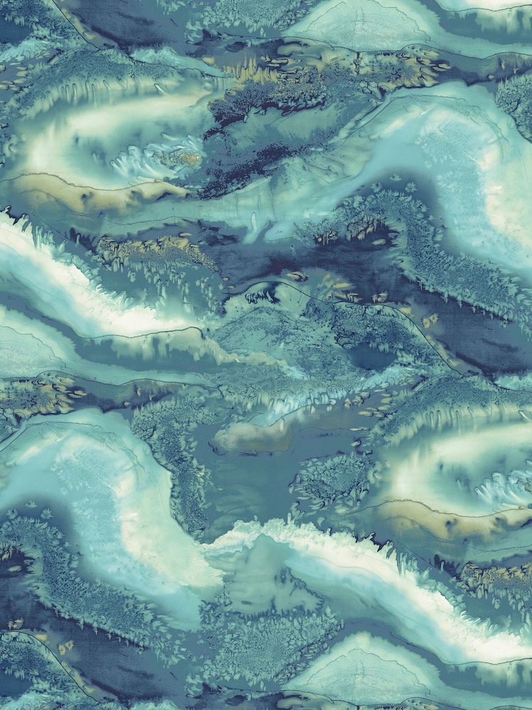 Harlequin Blue Reflected 13.35M Wallpaper - Image 1 of 1