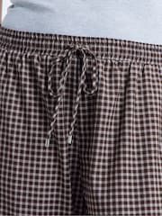 Simply Be Brown Tie Waist Balloon Leg Trousers - Image 4 of 4