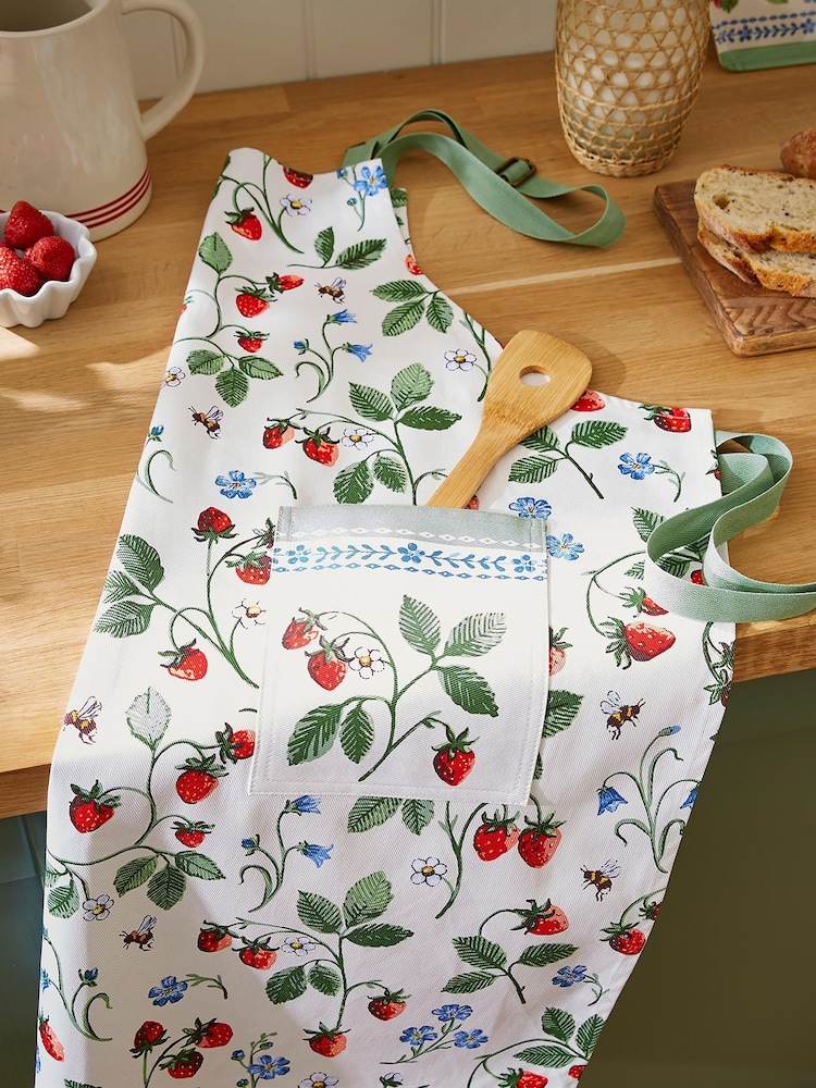 Ulster Weavers Strawberry Patch Cotton Apron - Image 1 of 3