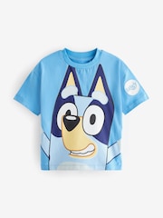 Blue Bluey Short Sleeve 100% Cotton T-Shirt (6mths-8yrs) - Image 1 of 4