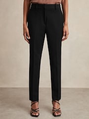 Reiss Black Gabi Petite Slim Fit Suit Trousers - Image 3 of 8
