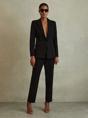 Reiss Black Gabi Petite Slim Fit Suit Trousers - Image 5 of 8