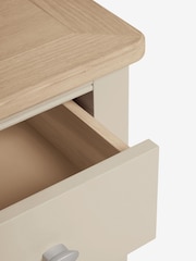 Stone Hampton Country Collection Luxe Painted Oak 1 Drawer Bedside Table - Image 6 of 6