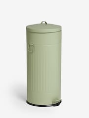 Cubo de basura vintage acanalado con cierre suave de 30 L - Imagen 5 de 5